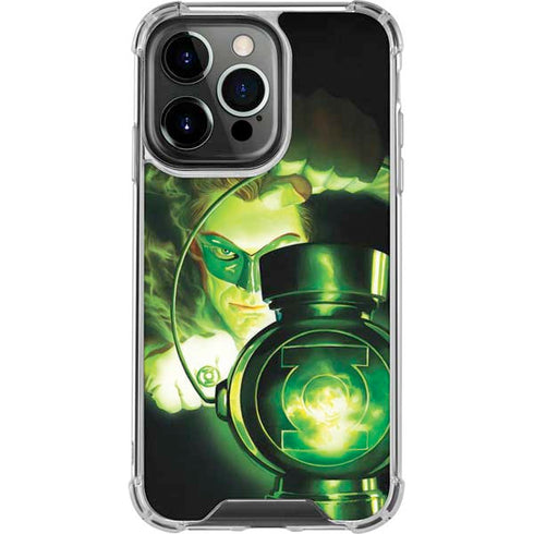 DC Comics Green Lantern Portrait Art By Alex Ross iPhone 14 Pro Clear Case